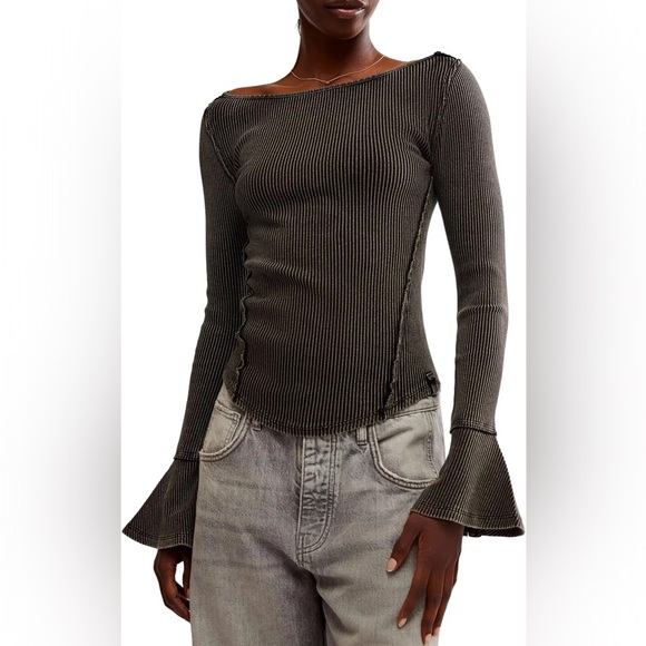 FREE PEOPLE Women’s We The Free Soul Sister Layering Top-Black-SIZE X-SMALL - Picture 14 of 16